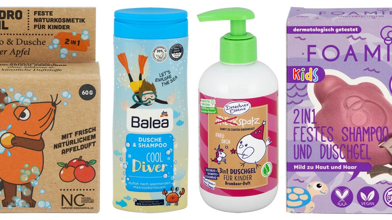 Balea, Foamie & Co.: Duschshampoos für Kinder im Test
